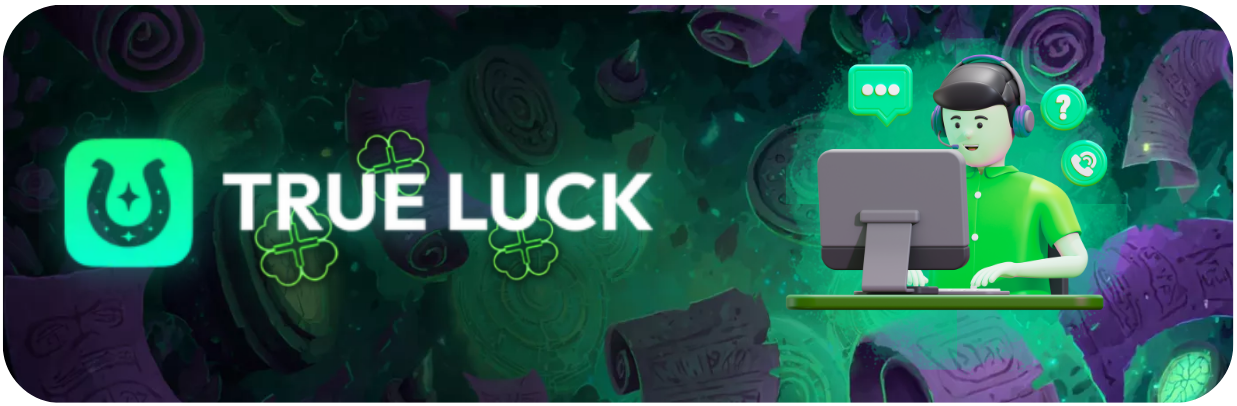 Service client de True Luck Casino en ligne